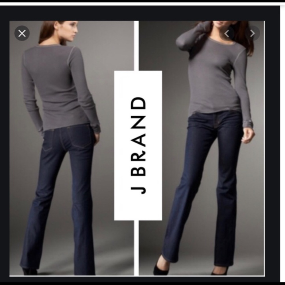 J brand Scarlett cigarette black jeans